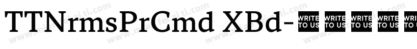 TTNrmsPrCmd XBd字体转换